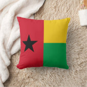 ギニアビサウ国旗 クッション (ブランケット)