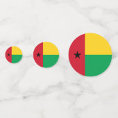 ギニアビサウ国旗 コンフェッティ (裏面)