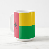 ギニアビサウ国旗 コーヒーマグカップ (正面左)
