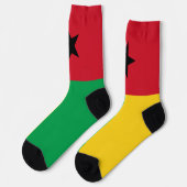 ギニアビサウ国旗 ソックス (左)