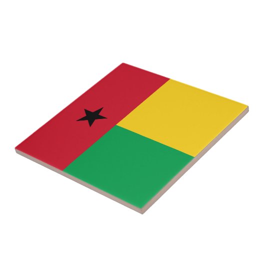 ギニアビサウ国旗 タイル (側面)