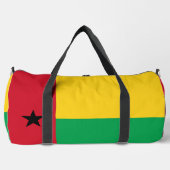 ギニアビサウ国旗 ダッフルバッグ (正面)