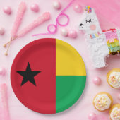 ギニアビサウ国旗 ペーパープレート (パーティー)