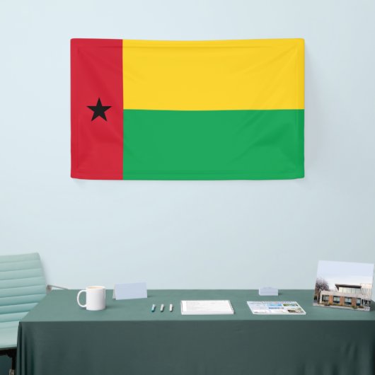 ギニアビサウ国旗 横断幕 (トレードショー)