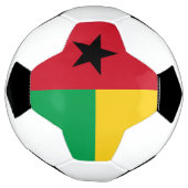 ギニアビサウ 国旗 サッカーボール (回転)