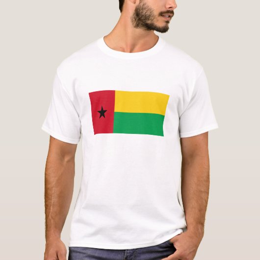 ギニアビサウ 国旗 Tシャツ (正面)