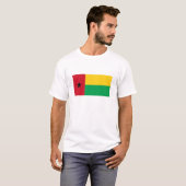 ギニアビサウ 国旗 Tシャツ (正面フル)