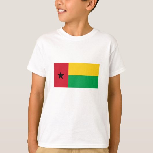 ギニアビサウ 国旗 Tシャツ (正面)