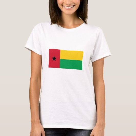 ギニアビサウ 国旗 Tシャツ (正面)