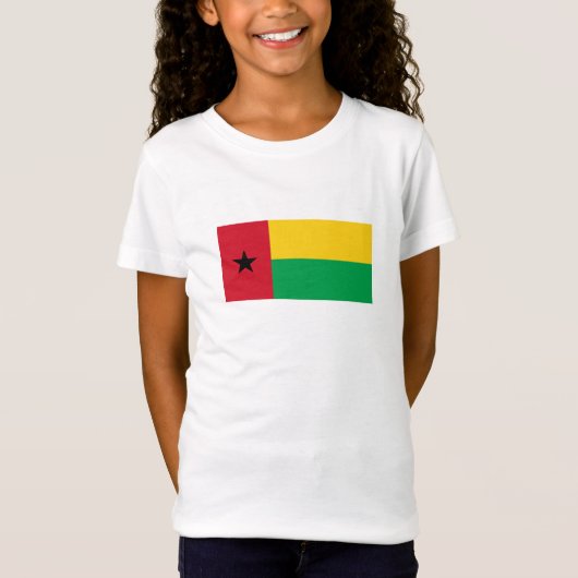 ギニアビサウ 国旗 Tシャツ (正面)