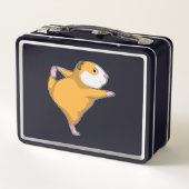 ギニアピグアットヨガストレッチエクササイズ メタルランチボックス (裏面)