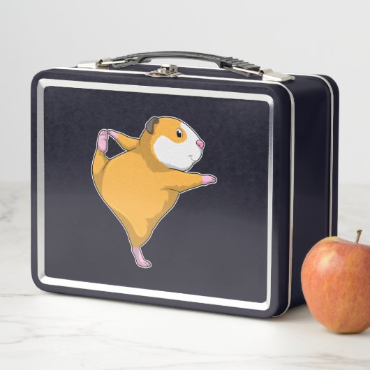 ギニアピグアットヨガストレッチエクササイズ メタルランチボックス (インサイチュ)