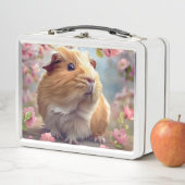 ギニアピグアミジン春の花 メタルランチボックス (インサイチュ)