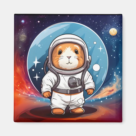 ギニアピグイン宇宙 マグネット (正面)