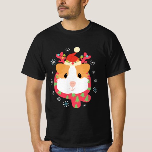 ギニアピグクリスマストナカイ Tシャツ (正面)
