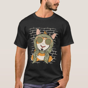 ギニアピグサングラススカーフハムスターペットキャビー Tシャツ