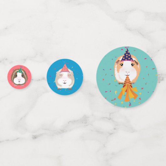 ギニアピグテーブル紙吹雪パート1 コンフェッティ (裏面)