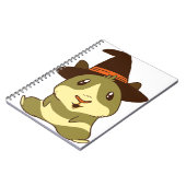 ギニアピグハロウィーン魔女 ノートブック (左側)