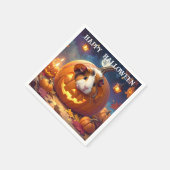 ギニアピグハロウィーン スタンダードカクテルナプキン (角)