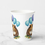 ギニアピグバースデーパーティー誕生日 紙コップ (右)