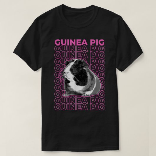 ギニアピグパステルエステティック Tシャツ (デザイン正面)