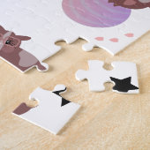 ギニアピグフィットネスジムおもしろいデザイン ジグソーパズル (側面)