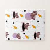 ギニアピグフィットネスジムおもしろいデザイン ジグソーパズル (横)