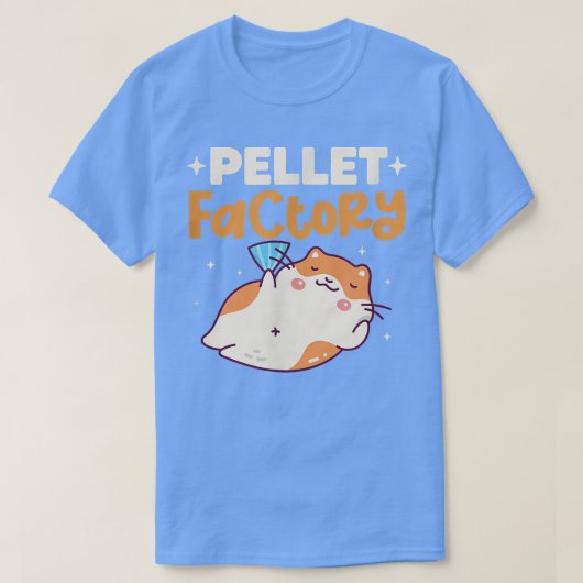 ギニアピグペレット工場の齧歯動物かわいい Tシャツ (デザイン正面)