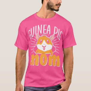 ギニアピグママ動物かわいい恋人ペットプレミアム Tシャツ