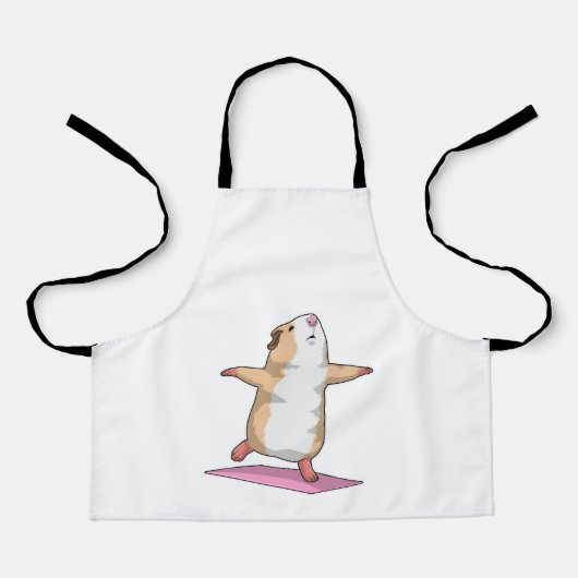 ギニアピグヨガメディテーションフィットネス エプロン (正面)