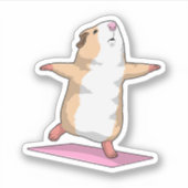 ギニアピグヨガメディテーションフィットネス シール (正面)