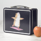 ギニアピグヨガメディテーションフィットネス メタルランチボックス (インサイチュ)