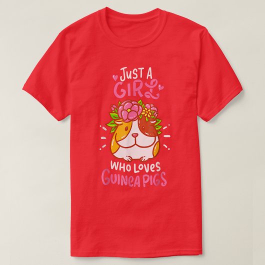 ギニアピグローデントペット530 Tシャツ (デザイン正面)