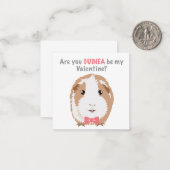 ギニアピグヴァレンティーンズカード ノートカード (正面/裏面インサイチュ)