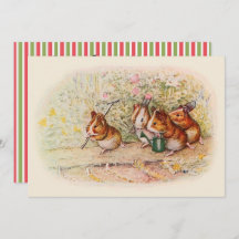 ギニアピグ婚約パーティ招待状