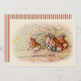 ギニアピグ婚約パーティ招待状 招待状