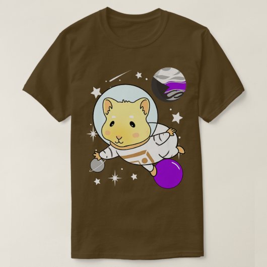 ギニアピグ宇宙デミセアルプライド Tシャツ (デザイン正面)