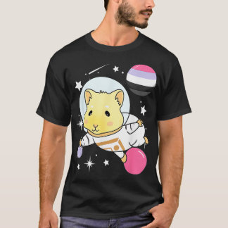 ギニアピグ宇宙無性性プライド Tシャツ