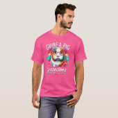 ギニアピグ祖母レトロスタイル Tシャツ (正面フル)