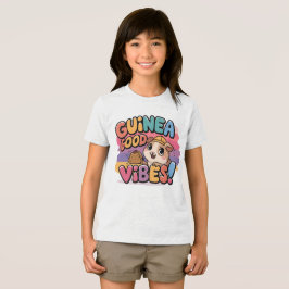 ギニアピッググッドビベスアートカラフルル トライブレンドTシャツ