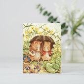 ギニアピッグズ行くショッピングバイベアトリックス・ポッター ポストカード (スタンド正面)