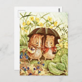 ギニアピッグズ行くショッピングバイベアトリックス・ポッター ポストカード (正面/裏面)