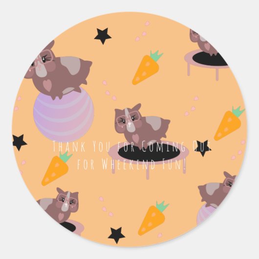 ギニアピッグフィットネスジム ラウンドシール (正面)