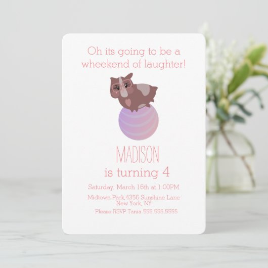 ギニアピッグフィットネスジム 招待状 (スタンド正面)