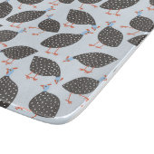 ギニアフウルカワイトバードパターン カッティングボード (角)