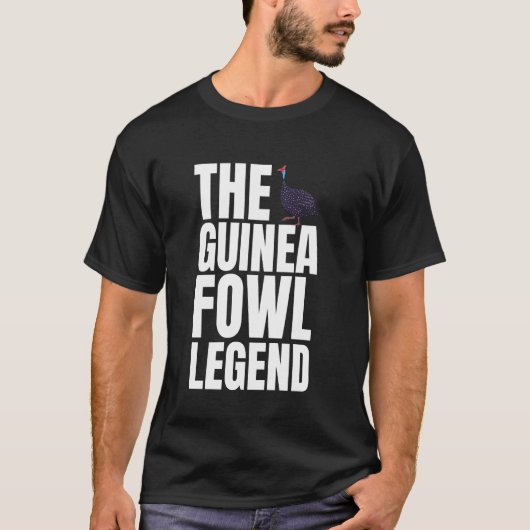 ギニアフロールにわとり鳥の伝説 Tシャツ (正面)