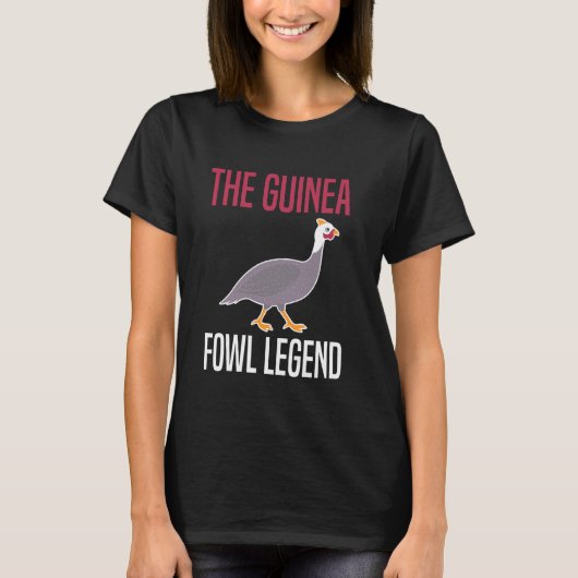 ギニアフロール鶏鳥の伝説 Tシャツ (正面)