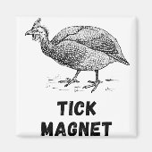 ギニアヘンフォールファームアニマルカントリー家禽類 マグネット (正面)