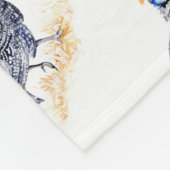 ギニアヘン フリースブランケット (角)