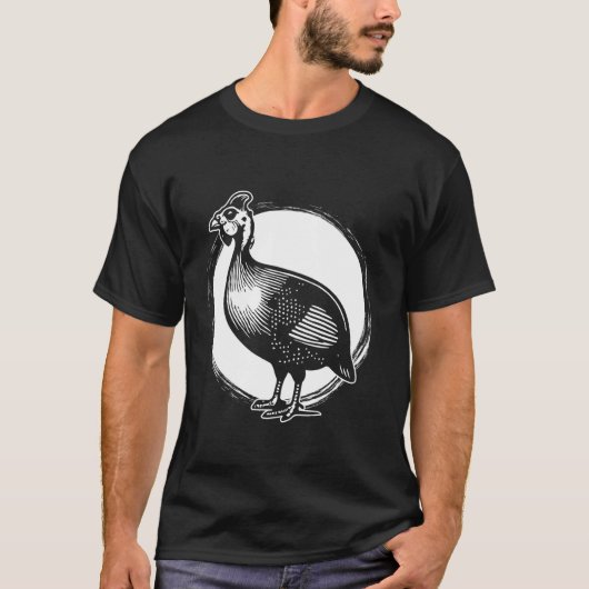 ギニアホロホロチョウ Tシャツ (正面)